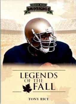 2011 Press Pass Legends - Legends of the Fall #LOF-11 Tony Rice Front