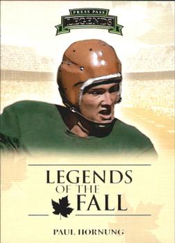 2011 Press Pass Legends - Legends of the Fall #LOF-13 Paul Hornung Front