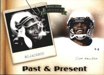 2011 Press Pass Legends - Past and Present #PP-1 Bo Jackson / Cam Newton Front