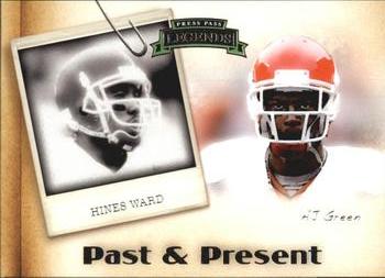 2011 Press Pass Legends - Past and Present #PP-2 Hines Ward / A.J. Green Front