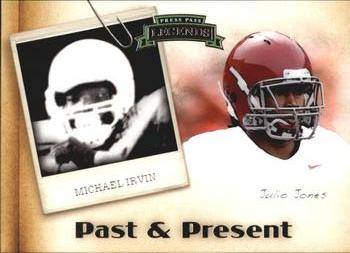 2011 Press Pass Legends - Past and Present #PP-5 Michael Irvin / Julio Jones Front