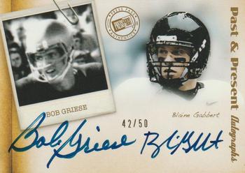 2011 Press Pass Legends - Past and Present Autographs #PP-BGBG Bob Griese / Blaine Gabbert Front