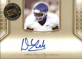 2011 Press Pass Legends - Saturday Signatures #SS-DL3 Derrick Locke Front