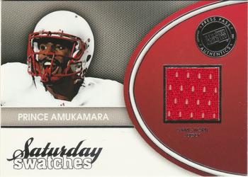 2011 Press Pass Legends - Saturday Swatches Silver #SSW-PA Prince Amukamara Front