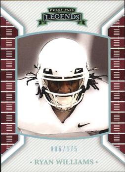 2011 Press Pass Legends - Silver Holofoil #13 Ryan Williams Front