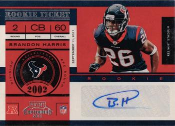 2011 Playoff Contenders #114 Brandon Harris Front