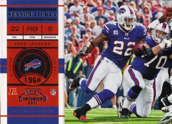 2011 Playoff Contenders #1 Fred Jackson Front