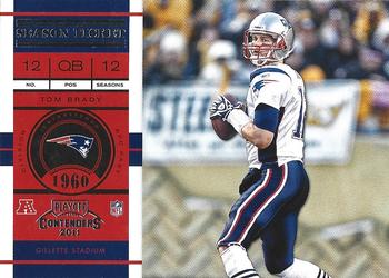 2011 Playoff Contenders #9 Tom Brady Front