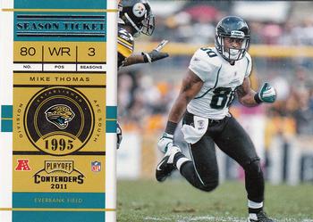 2011 Playoff Contenders #35 Mike Thomas Front