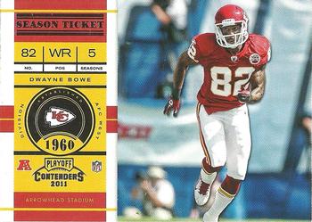 2011 Playoff Contenders #42 Dwayne Bowe Front