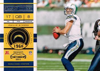 2011 Playoff Contenders #49 Philip Rivers Front