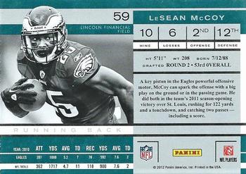 2011 Playoff Contenders #59 LeSean McCoy Back
