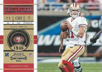 2011 Playoff Contenders #92 Alex Smith Front