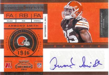 2011 Playoff Contenders #113 Armond Smith Front