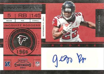 2011 Playoff Contenders #138 Jacquizz Rodgers Front