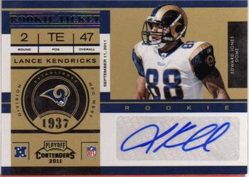 2011 Playoff Contenders #151 Lance Kendricks Front