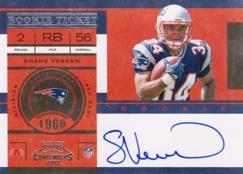 2011 Playoff Contenders #217 Shane Vereen Front