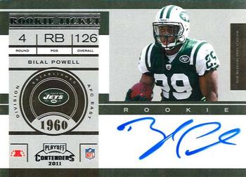 2011 Playoff Contenders #223 Bilal Powell Front
