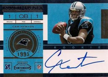 2011 Playoff Contenders #228 Cam Newton Front