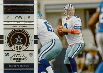2011 Playoff Contenders #54 Tony Romo Front