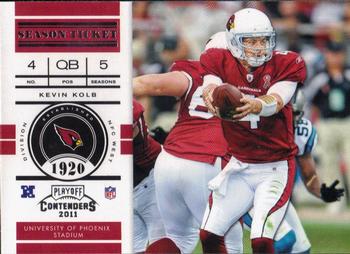2011 Playoff Contenders #90 Kevin Kolb Front