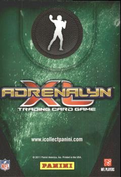 2011 Panini Adrenalyn XL #5 Kevin Kolb  Back