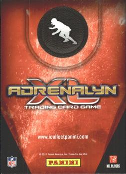 2011 Panini Adrenalyn XL #13 John Abraham  Back