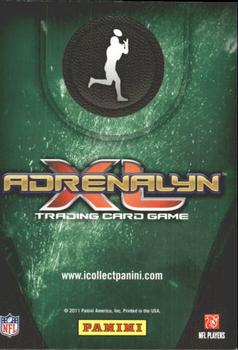 2011 Panini Adrenalyn XL #19 Roddy White  Back