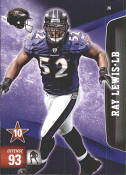 2011 Panini Adrenalyn XL #26 Ray Lewis  Front
