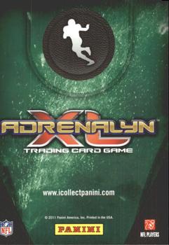 2011 Panini Adrenalyn XL #28 Ricky Williams  Back