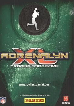 2011 Panini Adrenalyn XL #55 Johnny Knox  Back