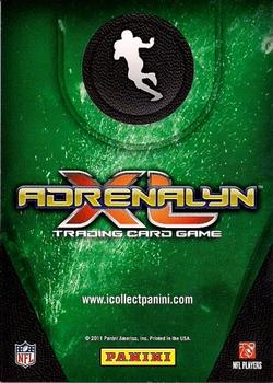 2011 Panini Adrenalyn XL #63 Cedric Benson  Back