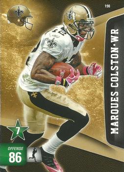 2011 Panini Adrenalyn XL #198 Marques Colston  Front