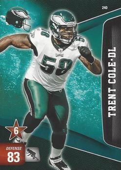 2011 Panini Adrenalyn XL #240 Trent Cole  Front