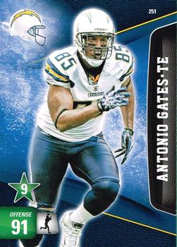 2011 Panini Adrenalyn XL #251 Antonio Gates  Front