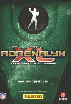 2011 Panini Adrenalyn XL #318 Rex Grossman  Back