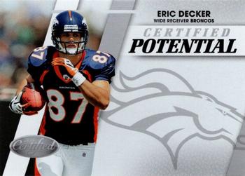 2010 Panini Certified - Certified Potential #2 Eric Decker  Front