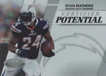 2010 Panini Certified - Certified Potential #16 Ryan Mathews  Front