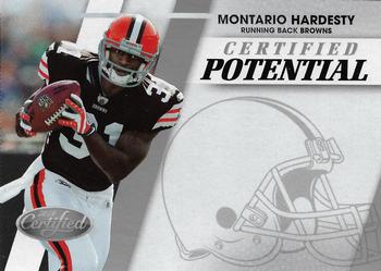 2010 Panini Certified - Certified Potential #34 Montario Hardesty  Front