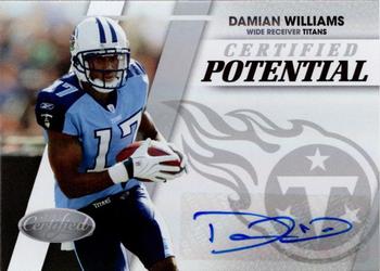 2010 Panini Certified - Certified Potential Autographs #19 Damian Williams Front