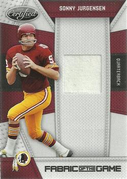 2010 Panini Certified - Fabric of the Game #130 Sonny Jurgensen Front