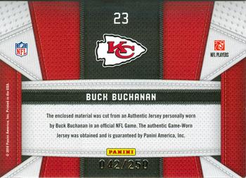 2010 Panini Certified - Fabric of the Game #23 Buck Buchanan Back