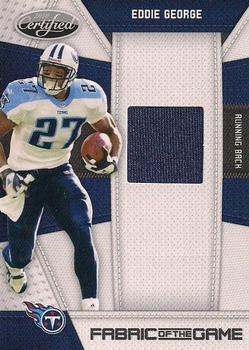 2010 Panini Certified - Fabric of the Game #53 Eddie George Front