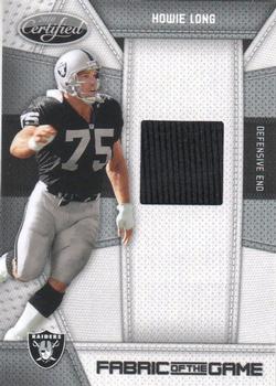 2010 Panini Certified - Fabric of the Game #67 Howie Long Front