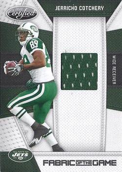 2010 Panini Certified - Fabric of the Game #72 Jerricho Cotchery Front