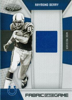 2010 Panini Certified - Fabric of the Game #119 Raymond Berry Front