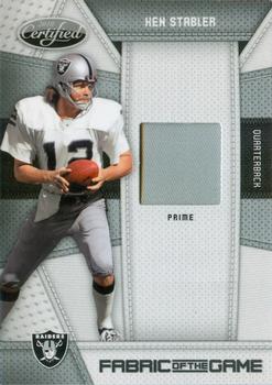 2010 Panini Certified - Fabric of the Game Prime #92 Ken Stabler Front