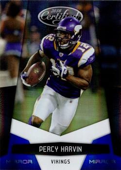 2010 Panini Certified - Mirror Blue #85 Percy Harvin  Front