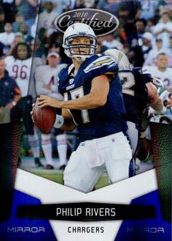 2010 Panini Certified - Mirror Blue #125 Philip Rivers  Front