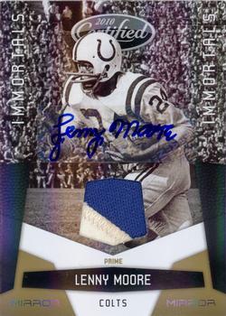 2010 Panini Certified - Mirror Gold Signatures #161 Lenny Moore Front